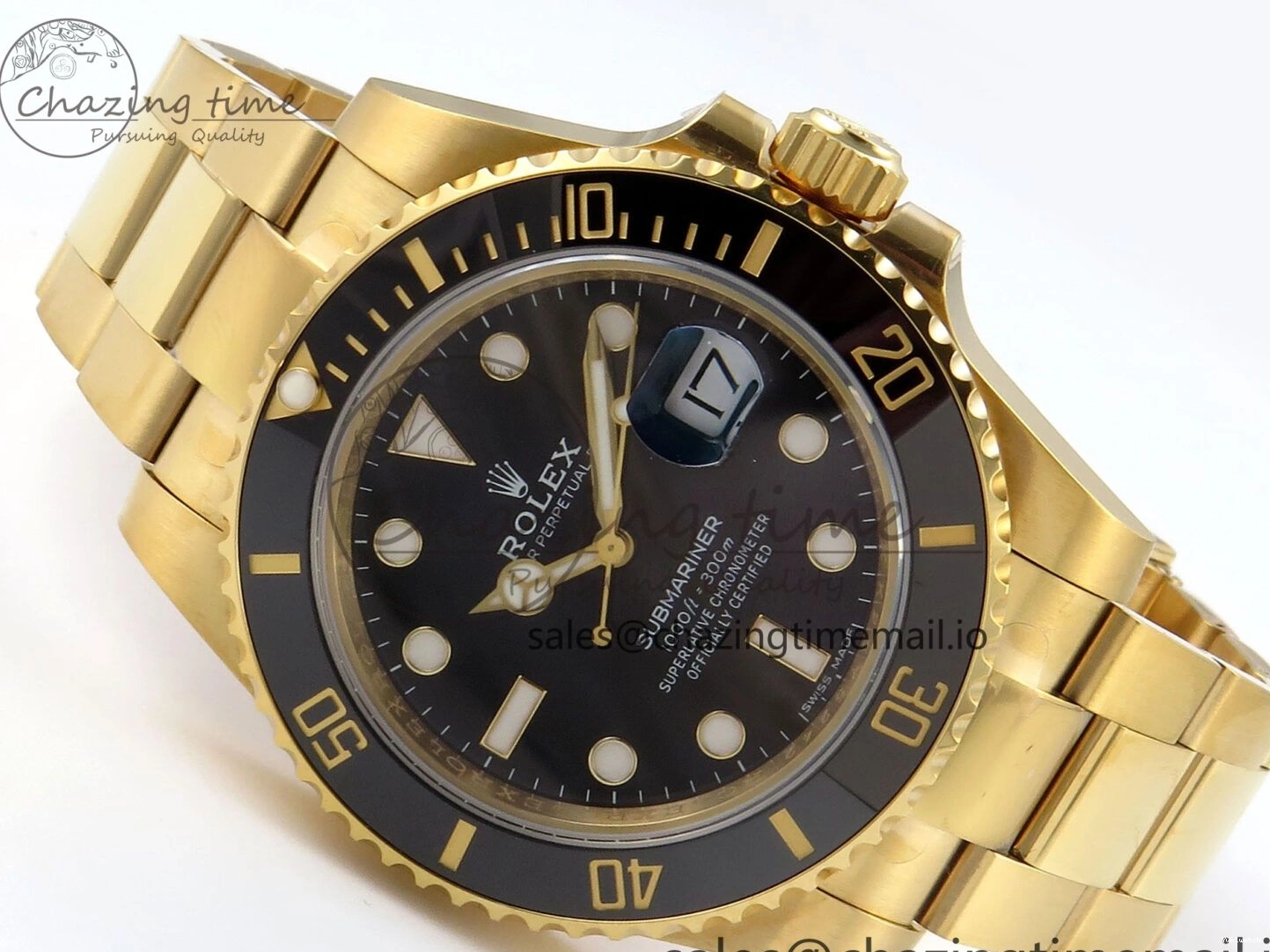 Submariner Black YG VS3135 Ceramic 116618 Steel 1:1 LN Edition Plated VSF 904L Best 0115